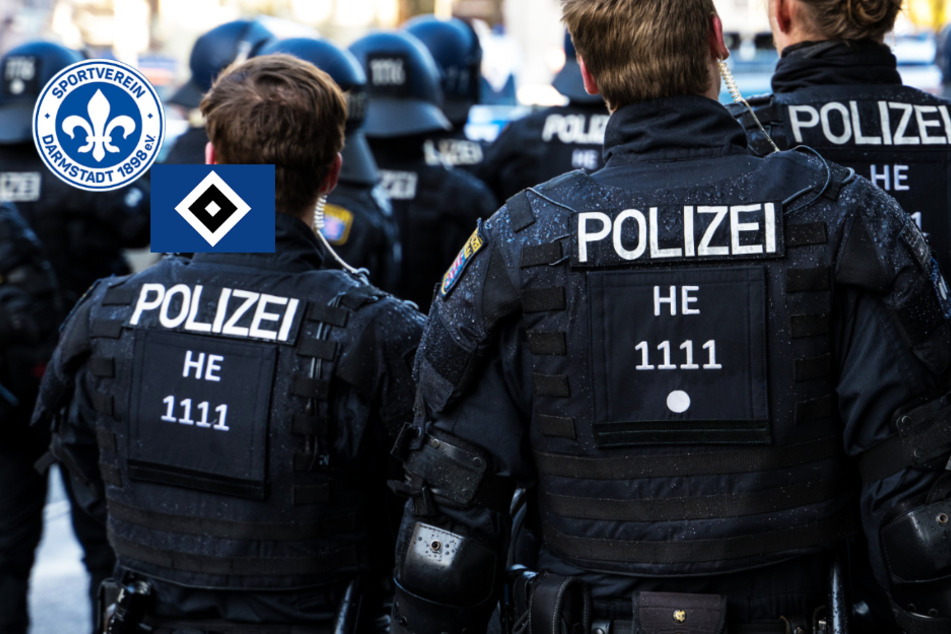 SV Darmstadt 98 gegen HSV: Polizei verhindert größere Fan-Schlägerei