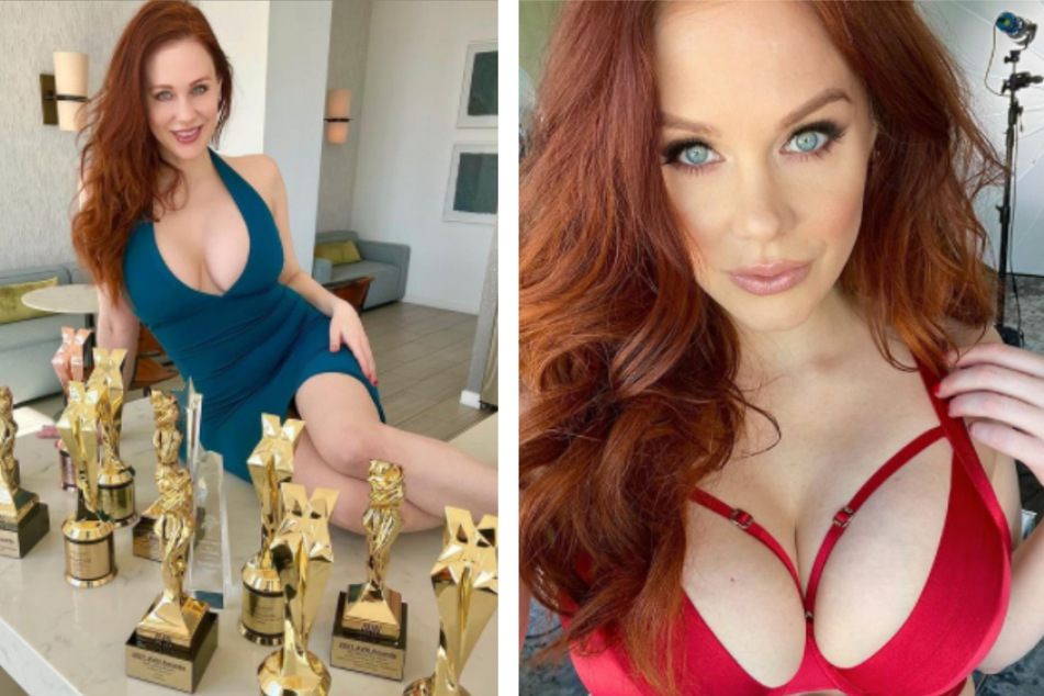 Maitland Ward (44) has won eleven adult industry awards and is very proud of her achievements (collage).