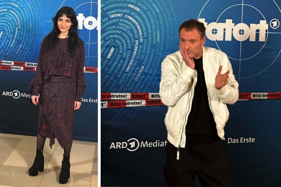 Pegah Ferydoni (41) spielt im Berliner Tatort "Vier Leben" eine Menschenrechtsaktivistin. Mark Waschke (52) ist der ermittelnde Kommissar.