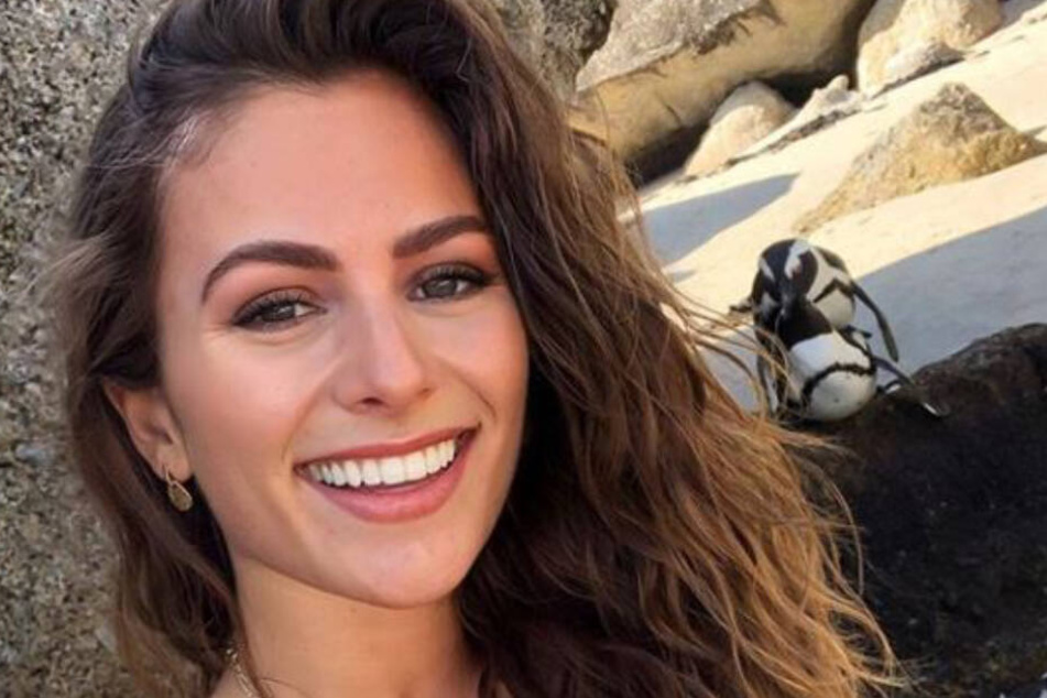 Steph Elswood lachte nicht nur auf dem Selfie, sondern auch danach...