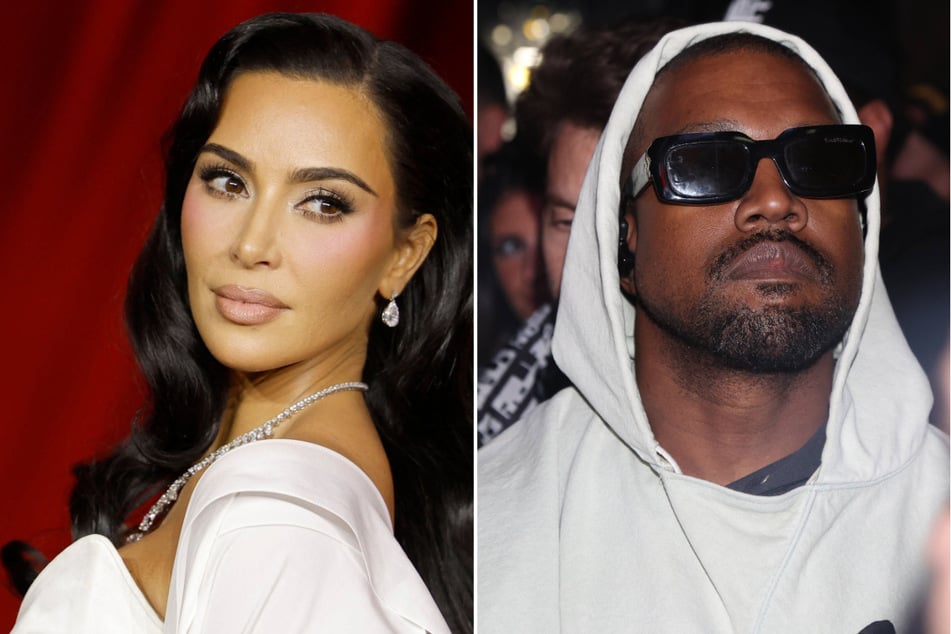 Kim Kardashian (l.) is said to be struggling to co-parent her four children with her ex, Kanye West, as the rapper has allegedly been a no-show.