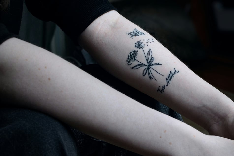 Martin cried when he found out that his mother, who abandoned him as a baby, had a tattoo tribute to him on her arm. (Stock image)