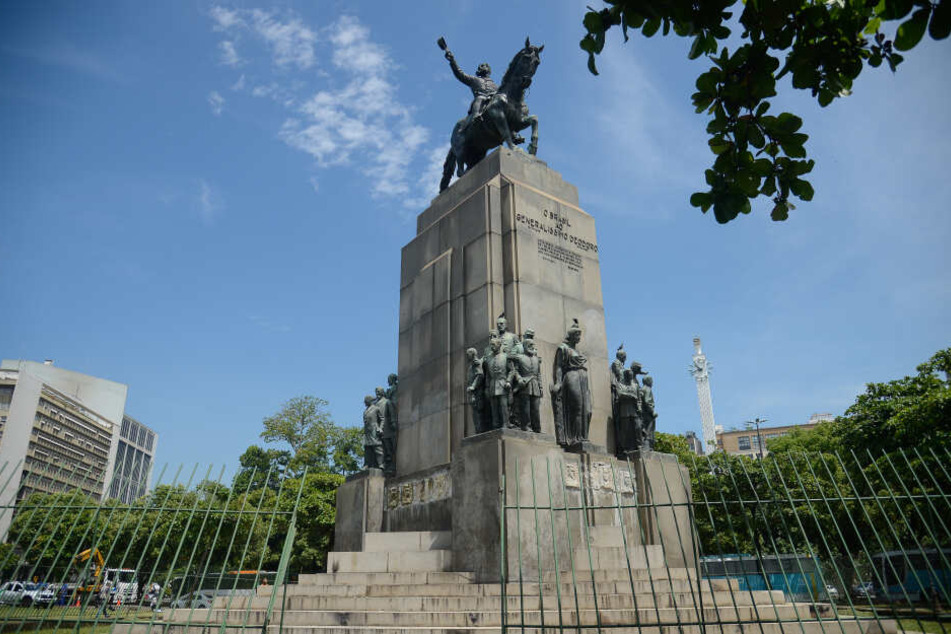 Die gestohlene Bronzefigur stammt von einem Denkmal zu Ehren des ersten Präsidenten Brasiliens.