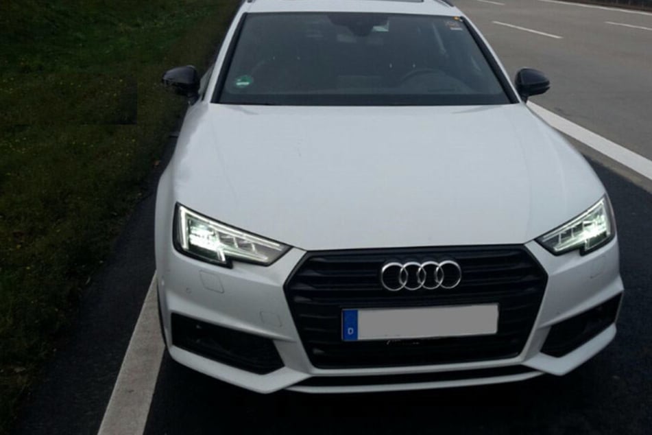 Der Audi wurde am Mittwochmorgen auf der A4 gestoppt.