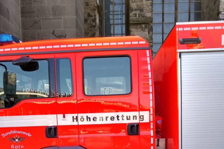 Spezialisten der Höhenrettung sicherten den Transport der Patientin ab.