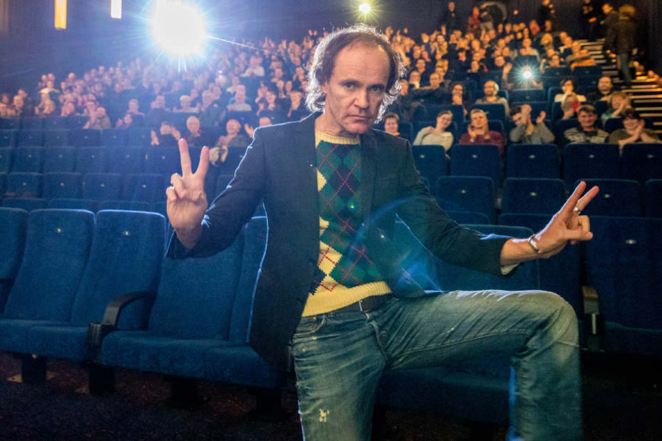 Die Dresden-Premiere von "Schubert in Love" des Dresdner
Comedians Olaf Schubert - hier im Ufa-Kristallpalast.