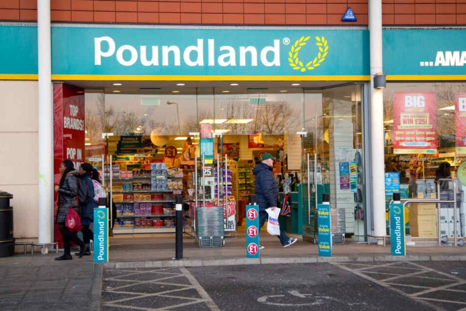 Die britische Ladenkette Poundland bewirbt ihre Produkte gern offensiv.