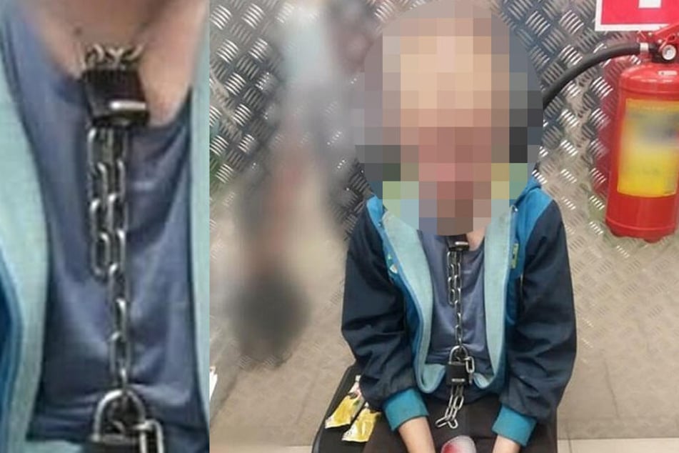Der 10-Jährige wurde mit einem Vorhängeschloss um den Hals gefunden.