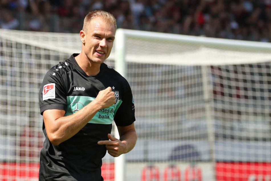 Holger Badstuber bejubelt gegen Heidenheim seinen zwischenzeitlichen Treffer zum 2:0 (57.).