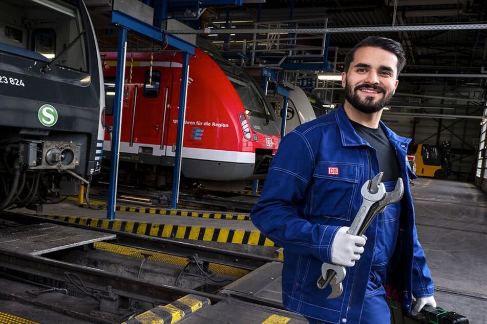 Bei der Deutschen Bahn werden dringend Handwerker gesucht