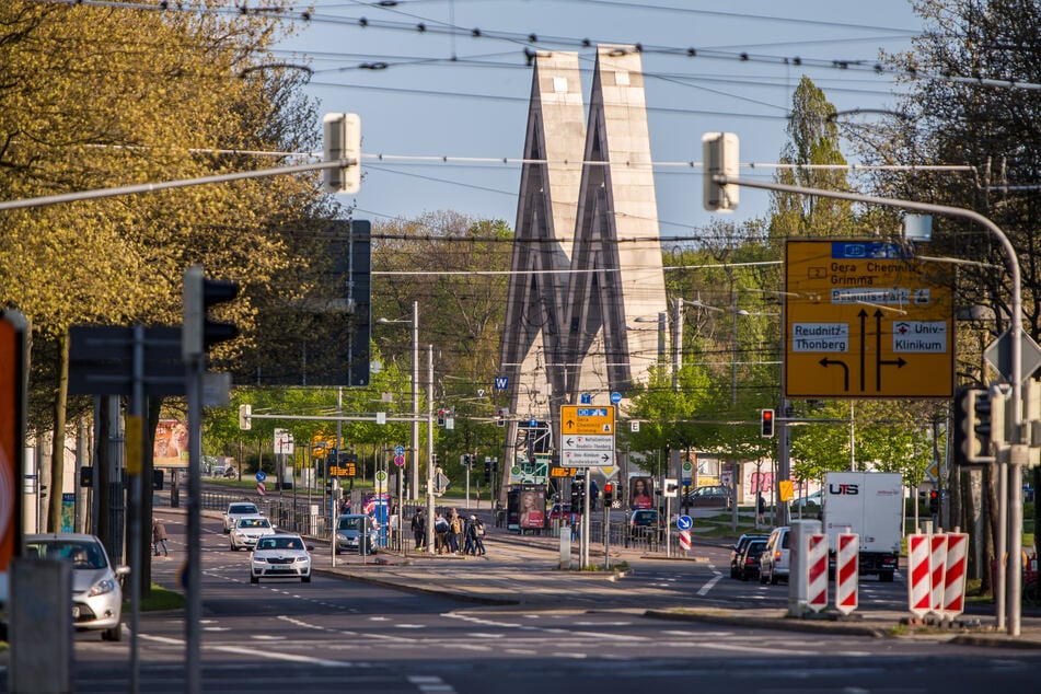Die Tat ereignete sich in der Prager Straße in Leipzig. (Archivbild)