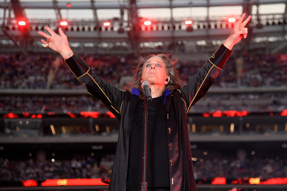 Ozzy Osbourne performed at an NFL game last year.