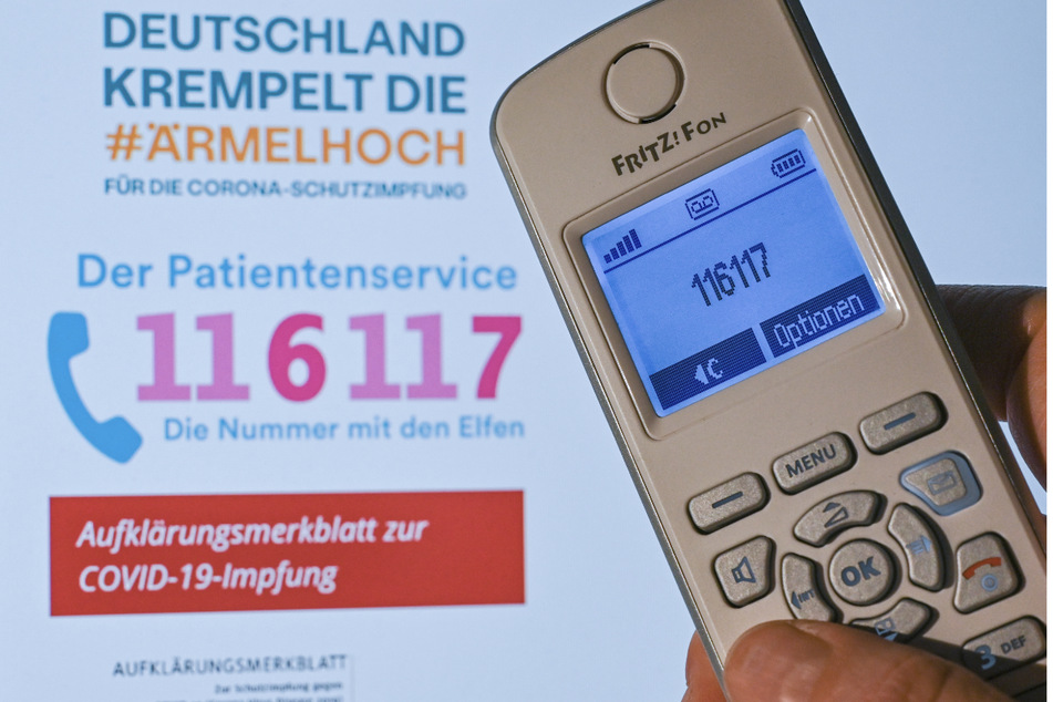 Am Montag versuchten etwa 305.000 Menschen in Baden-Württemberg, die Hotline 116117 anzurufen.