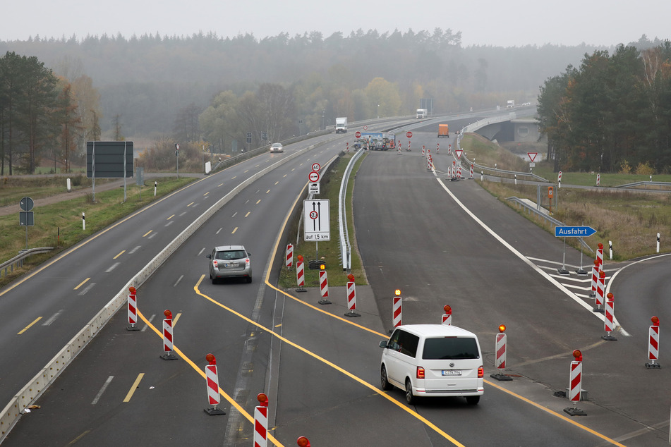 Die Petersdorfer Brücke der Autobahn A19 wird schon bald fertiggestellt.