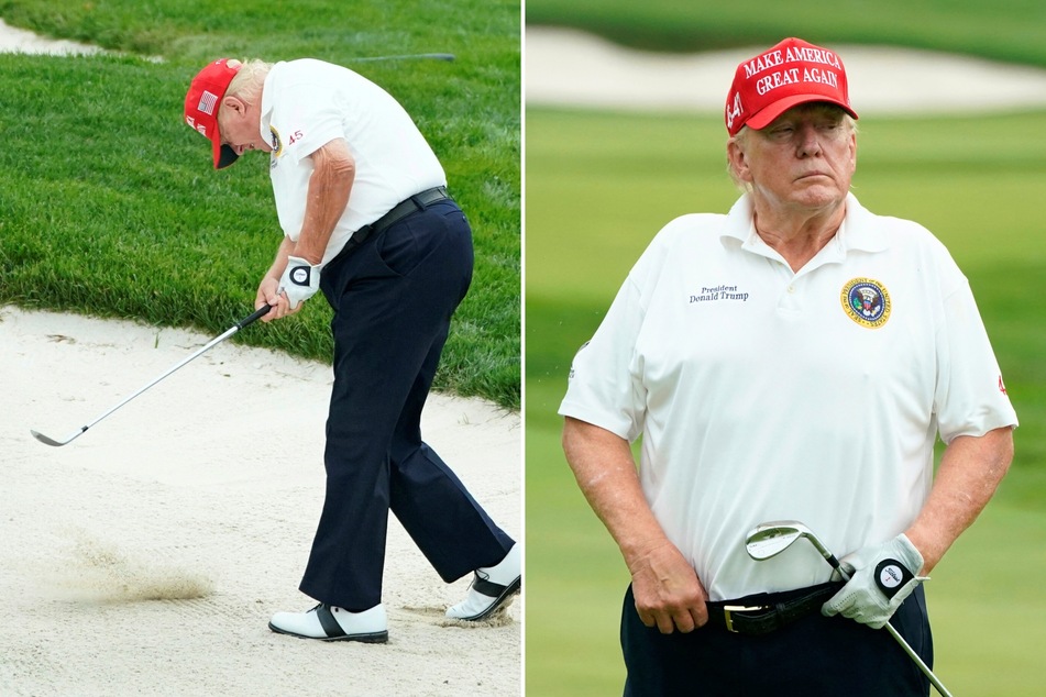 Donald Trump reportedly spent his day off from his hush money trial golfing after he complained about being unable to campaign.