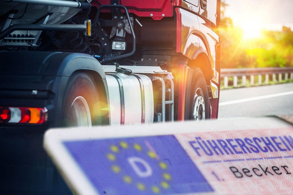 Ziemlich zügig war der Lkw-Fahrer seinen Führerschein los. (Symbolbild)