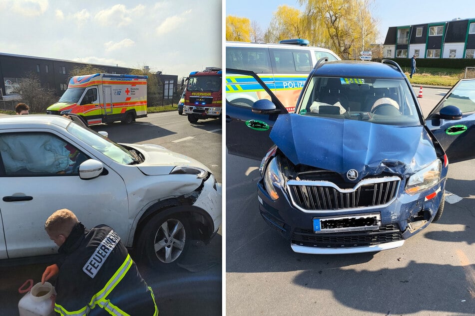Vorfahrt missachtet: Autofahrerin muss schwer verletzt ins Krankenhaus