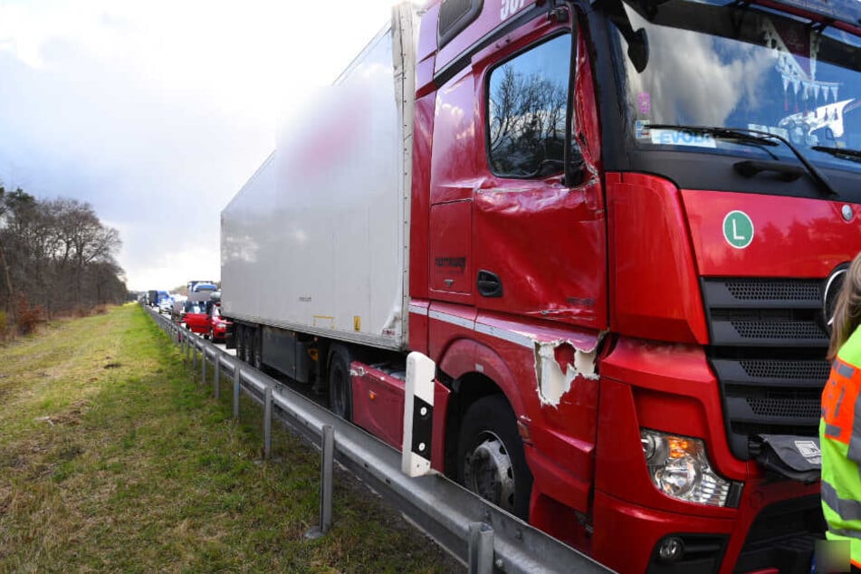 Nach dem Crash war die Autobahn dicht.