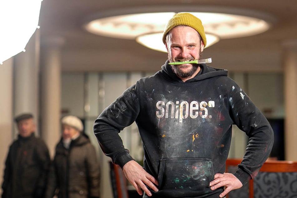 Künstler mit Biss: Er arbeitet für sein Leben gern kreativ.