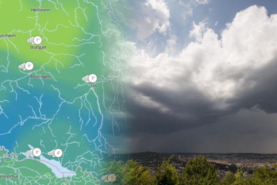 Die Frühlingssonne verabschiedet sich erstmal aus Baden-Württemberg.