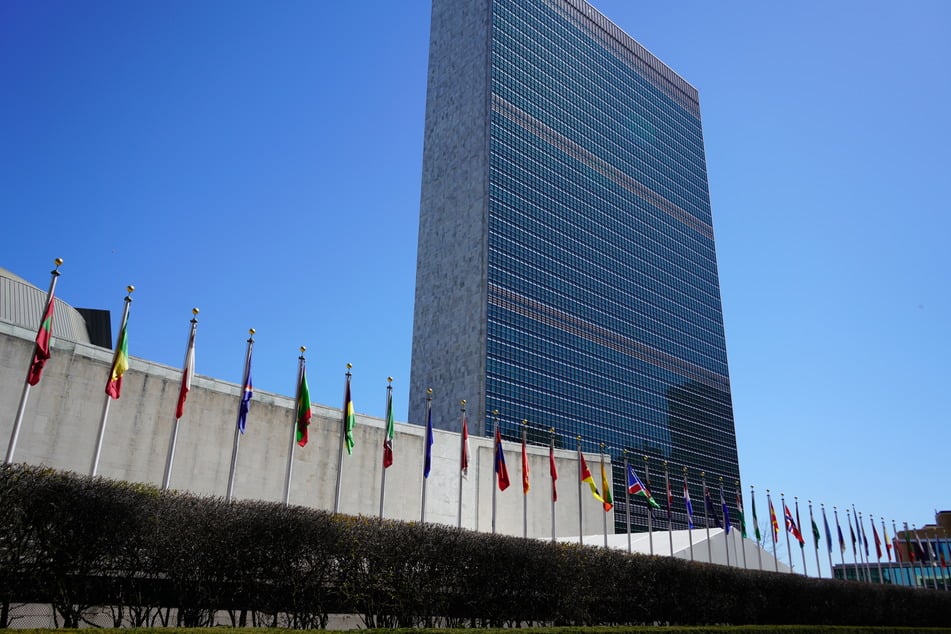 The sun shines on the final day of the fourth session of the United Nations Permanent Forum on People of African Descent in New York City.