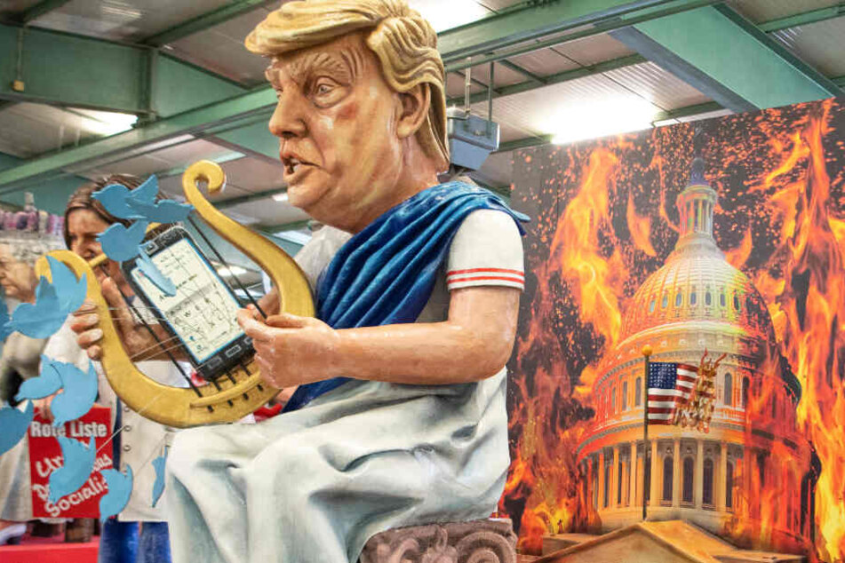 Der MCV zeigt den US-Präsidenten Donald Trump als Kaiser Nero.