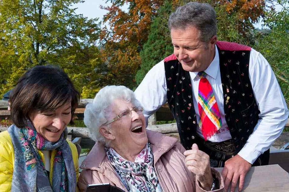 Sänger Norbert Rier (56) begeisterte im Erzgebirge seine Fans.