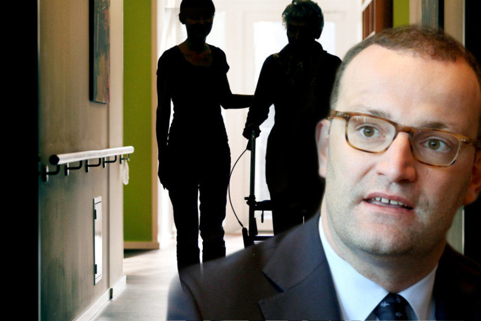 Jens Spahn will, dass Pflegekräfte mehr arbeiten.