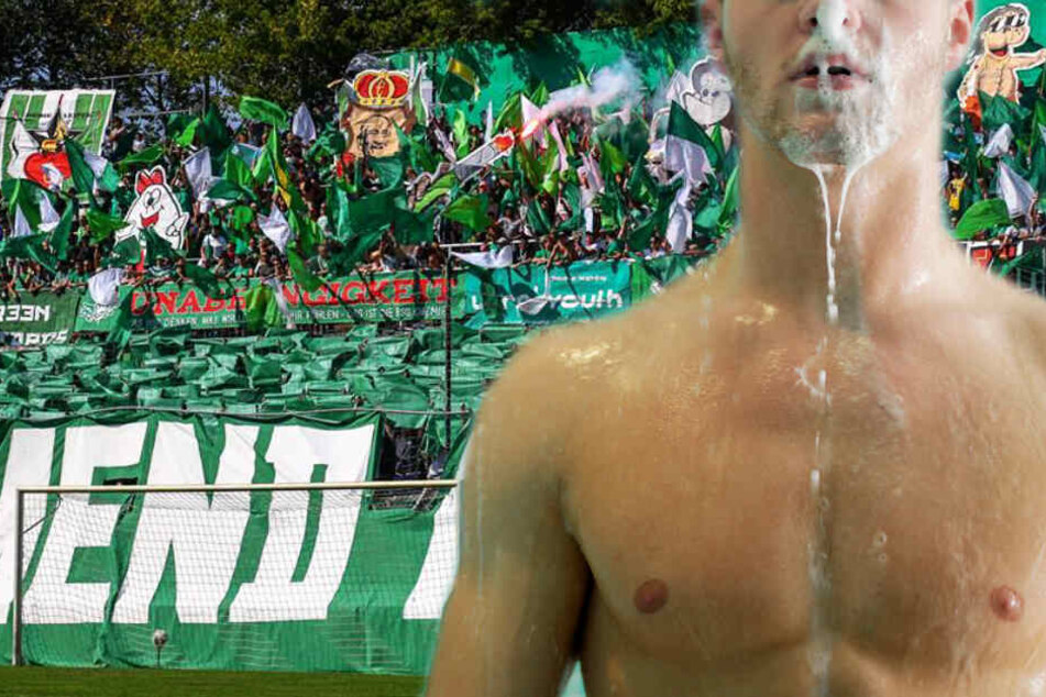 Die BSG Chemie Leipzig braucht dringend neue Vereinsduschen. (Symbolbild, Fotomontage)