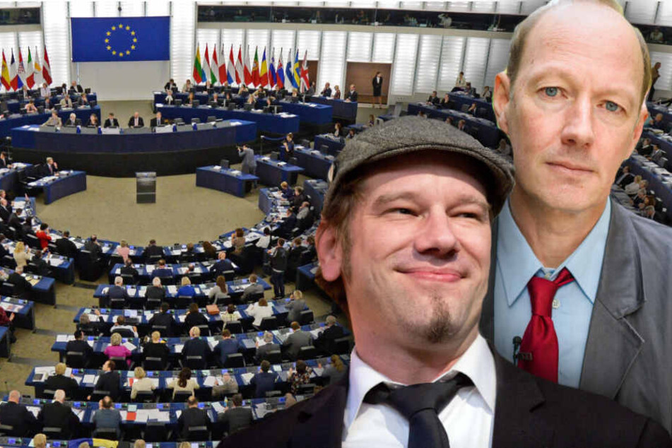 Patrick Schiffer (Piraten) und Martin Sonneborn (Die Partei) werden mit ihren Parteien ab 2024 nicht mehr im Parlament vertreten sein. (Bildmontage