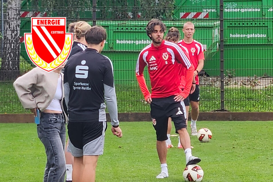 Energie-Cottbus-Blog: FCE-Stürmer verfolgt Training in Badelatschen