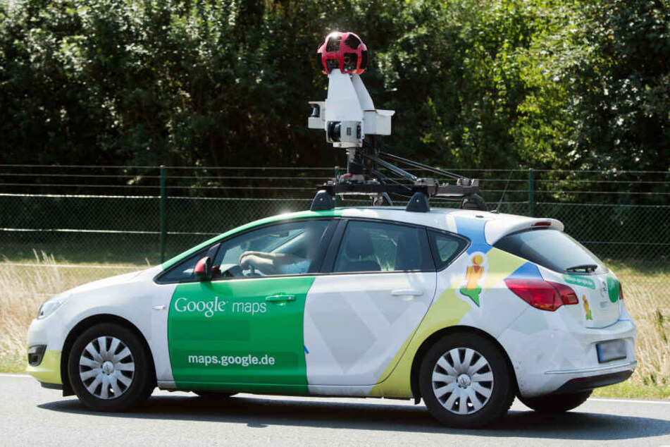 Mit Autos wie diesem fährt Google durch die Städte und dokumentiert die Straßen.