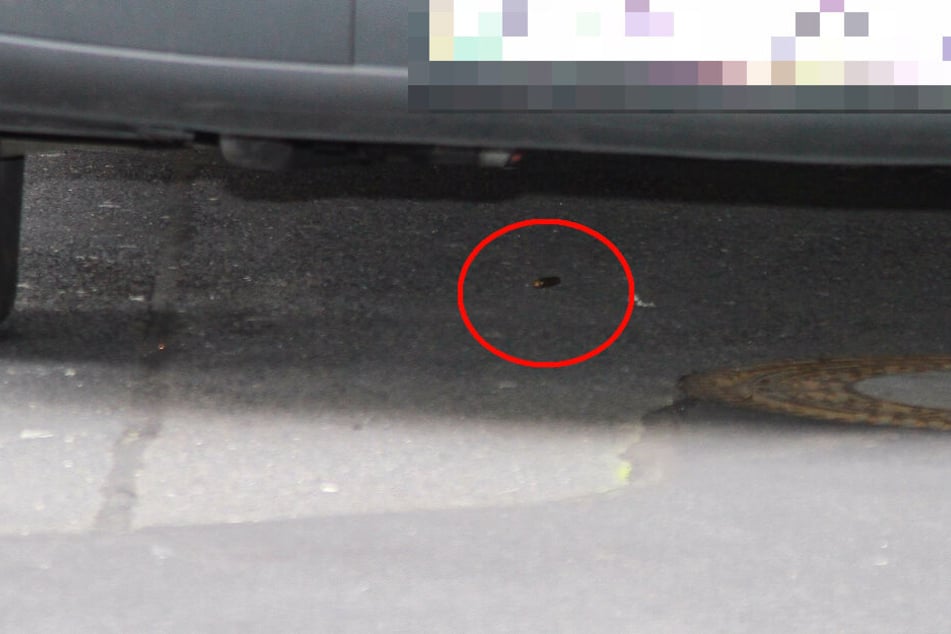 Die Hülse einer Patrone, mit der auf den verletzten Wachmann geschossen wurde.