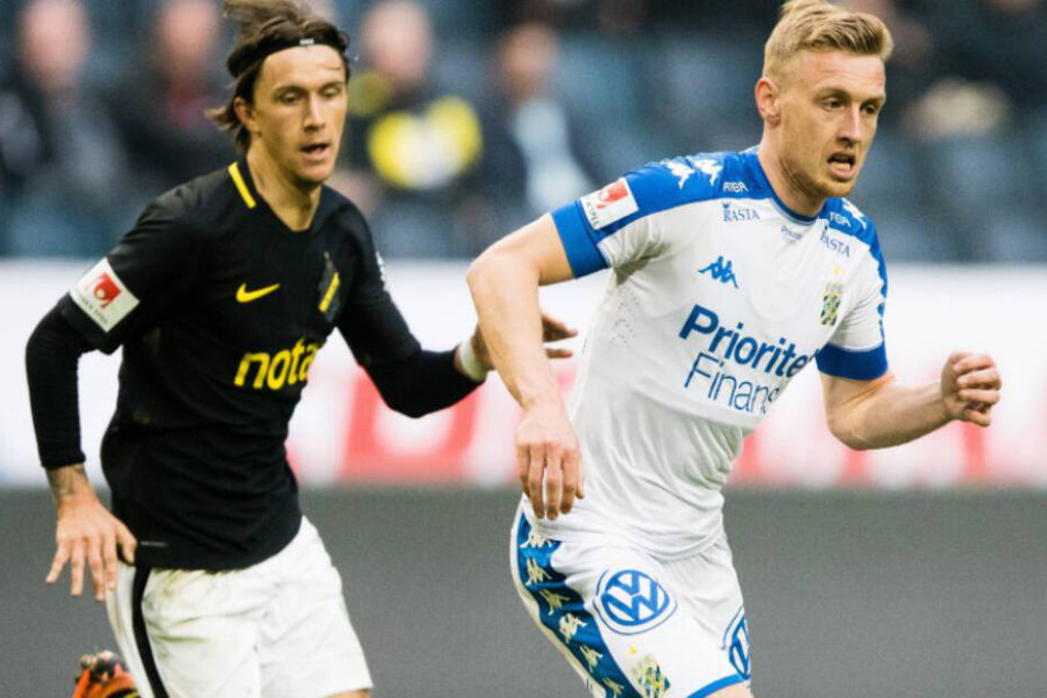 Sebastian Ohlsson zeigte seinem Gegenspieler die Hacken.