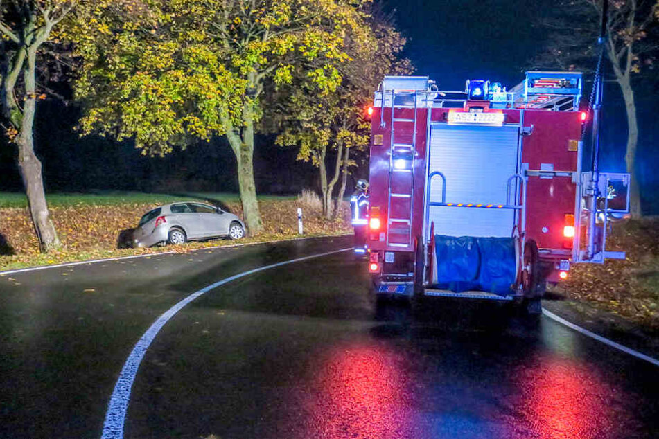 Die Straße musste nach dem Unfall gesperrt werden.