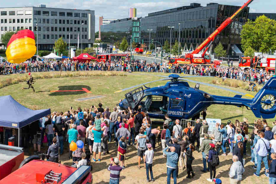 Vorführung des GSG9 beim NRW-Tag 2018.