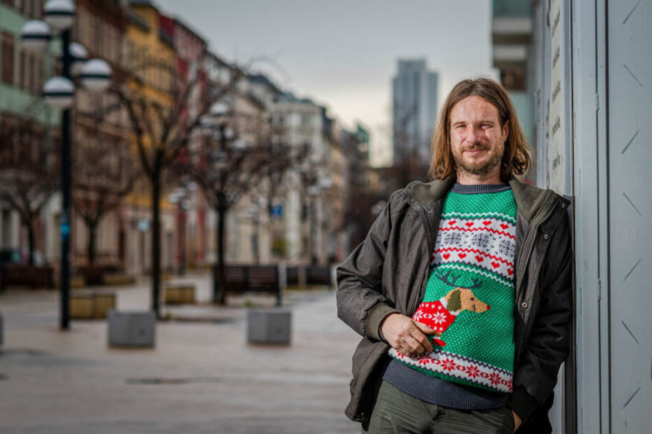 Guido Günther freut sich auf den Baumwollbaum-Weihnachtsmarkts auf dem Brühl.
