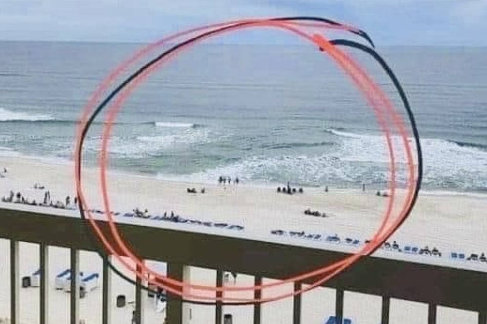 An einem Strand in Australien bildete sich letzte Woche eine sogenannte Rippströmung.