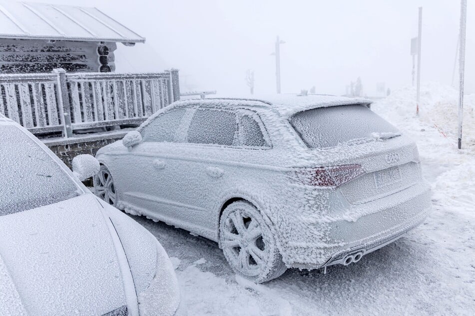 Im Erzgebirge gab's die vergangenen Tage eine ordentliche Kältepackung.