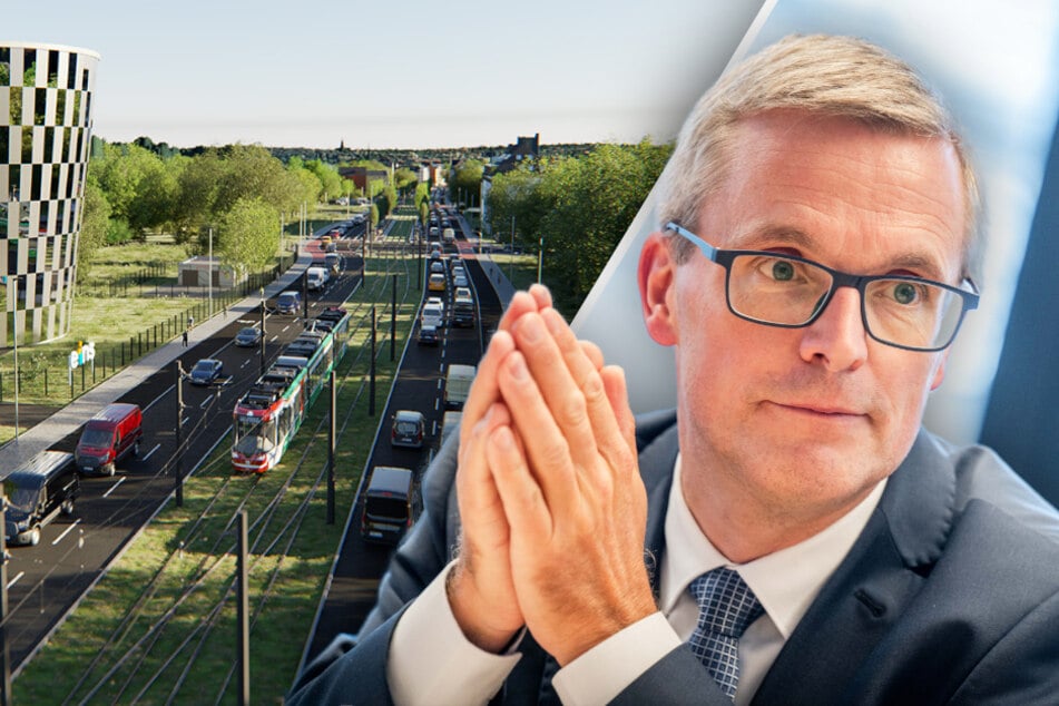 Chemnitz: Neue Straßenbahnstrecke in Chemnitz: So könnte die Leipziger Straße künftig aussehen