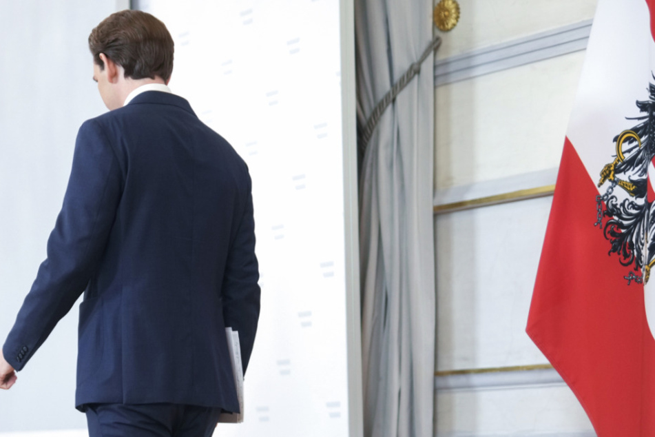 Ein Bild mit Symbolcharakter. Sebastian Kurz kehrt der österreichischen Politik den Rücken.