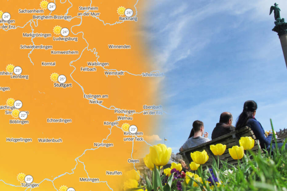 Noch scheint die Sonne, aber ab Donnerstag soll das Wetter kippen. (Fotomontage/Symbolbild)