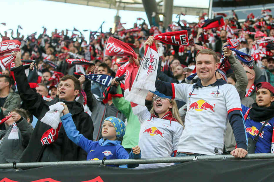 Die RB-Fans kamen gegen Mainz aus dem Jubeln gar nicht mehr raus.