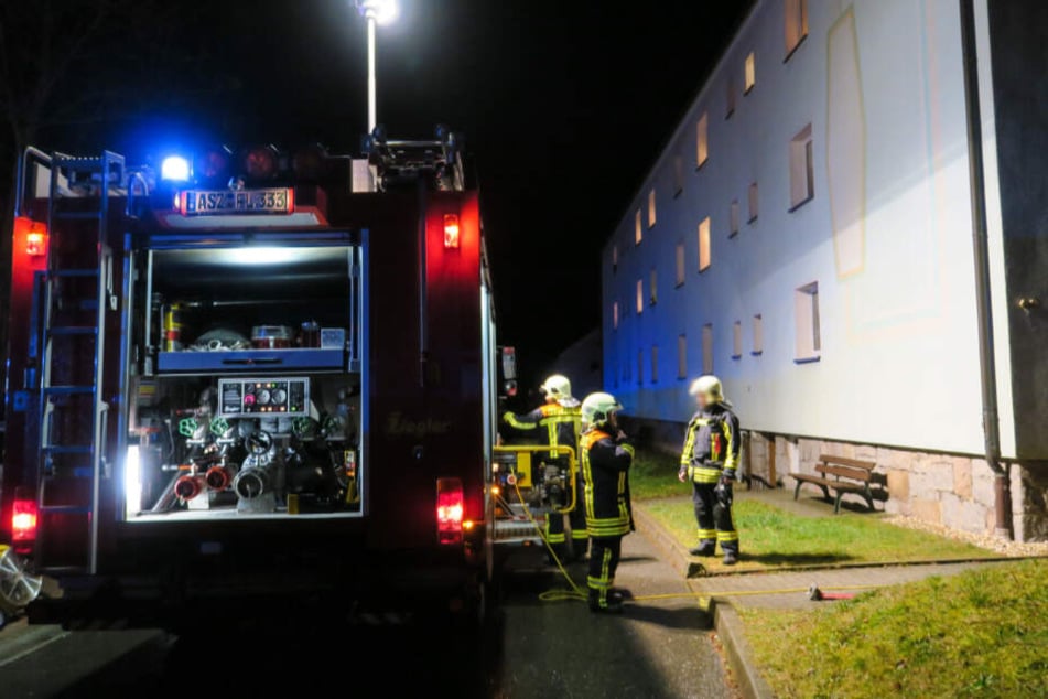 Feuerwehreinsatz in Lauter an Heiligabend.