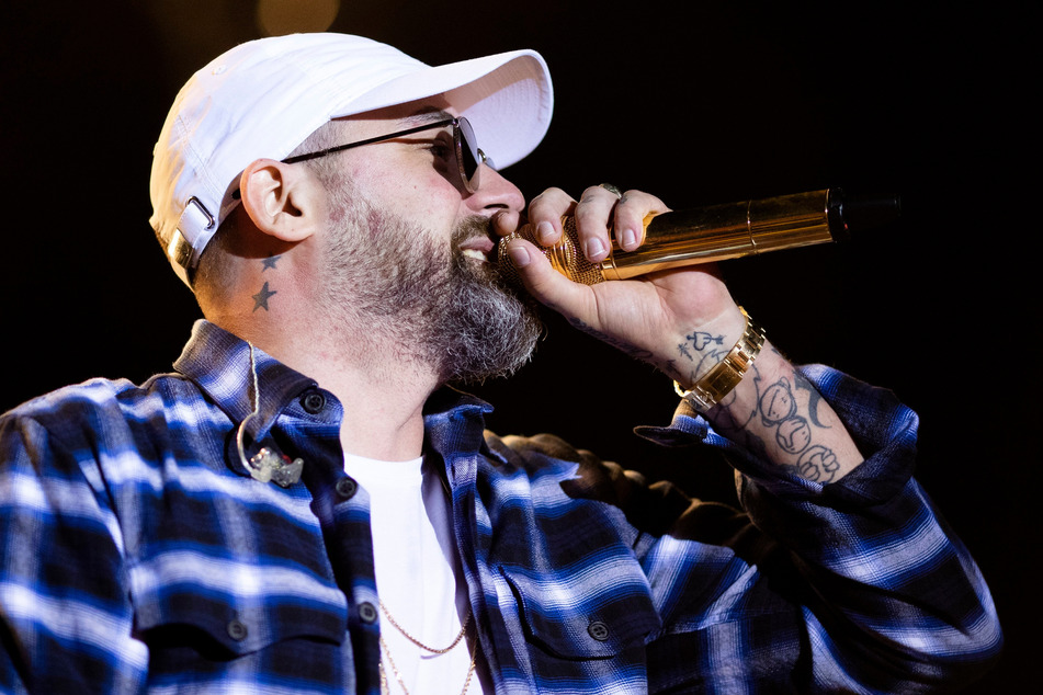 Rapper Sido auf dem "Splash!"-Festival in Ferropolis.