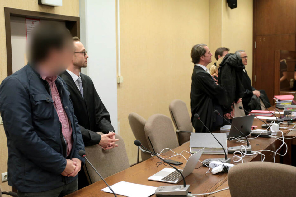 Der Angeklagte Mittäter (l.) gestand am Dienstag seine Hilfe.