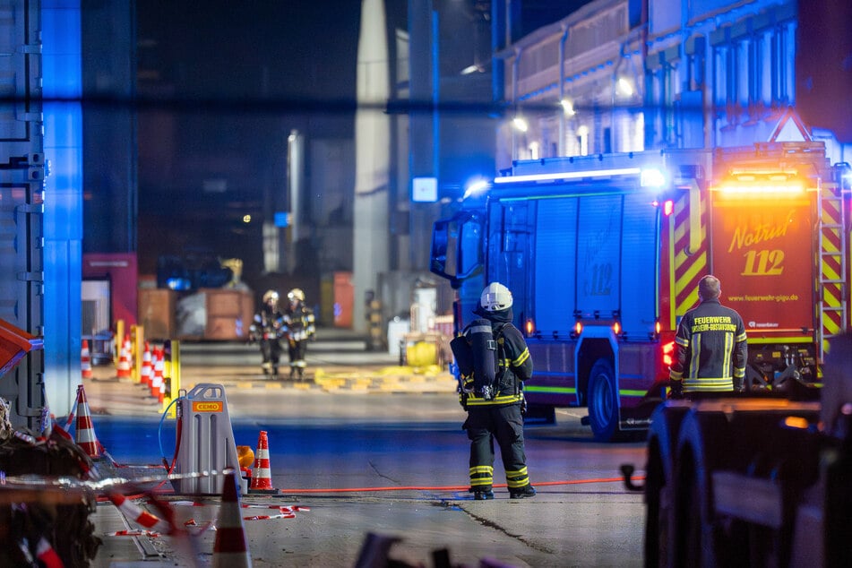 Feuer auf Recyclinghof in Ginsheim-Gustavsburg: Ursache wohl klar
