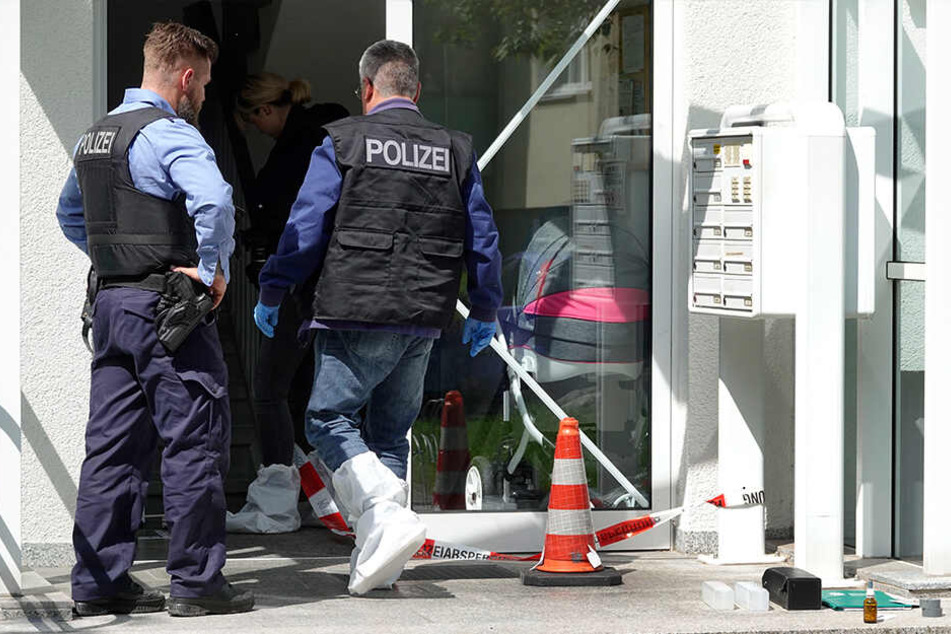 Die Polizei war am Sonntagmorgen in der Comeniusstraße im Einsatz.