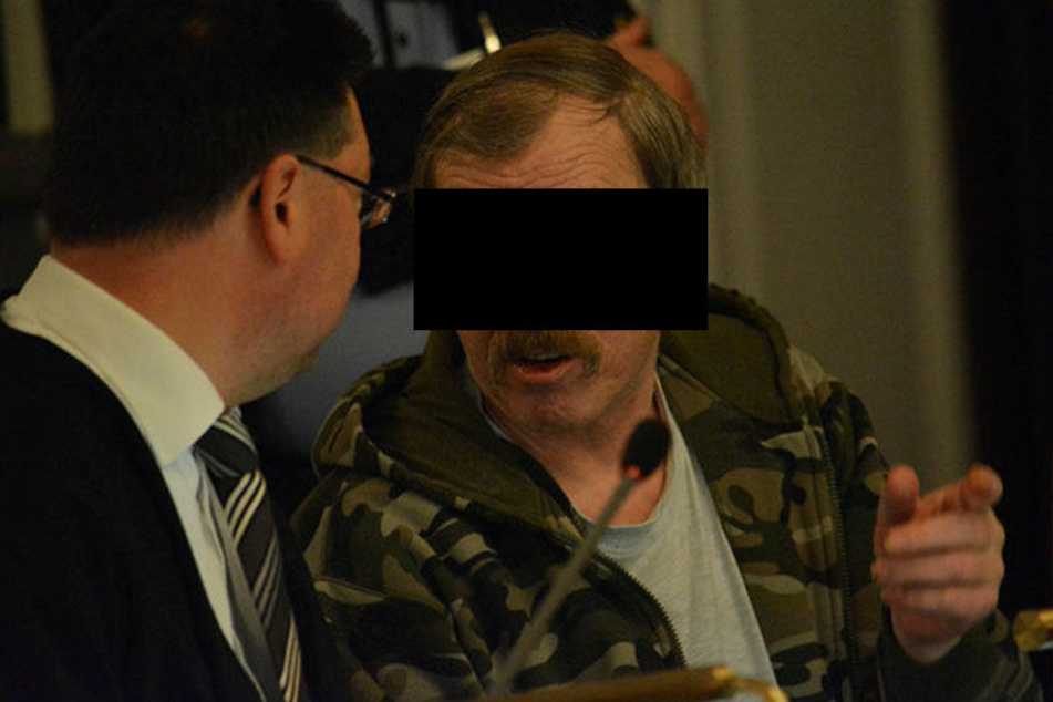 Helmut S. (61) steht wegen Mordes vorm Landgericht Zwickau.