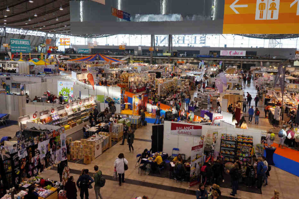 Die Halle 1 der Messe Stuttgart, das L-Bank-Forum, ist bis einschließlich Sonntag ein überdimensionales Spielzimmer.